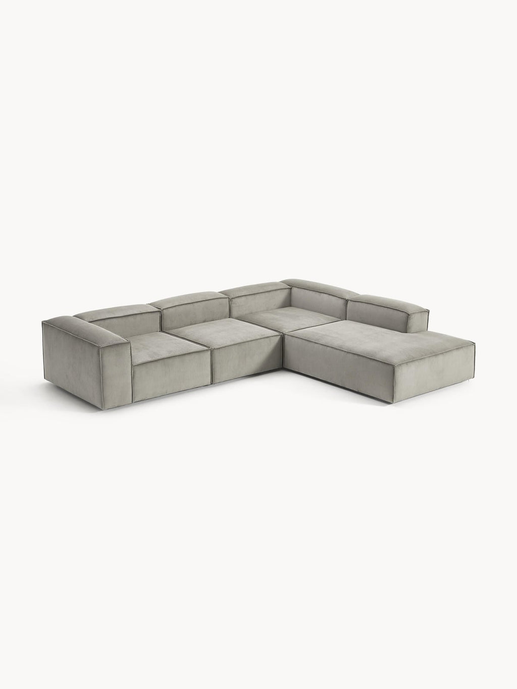 Edenhall Corduroy Modular Corner Sofa (4-seater)