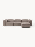 Edenhall Corduroy Modular Sofa (4-seater) with Ottoman (left/right)