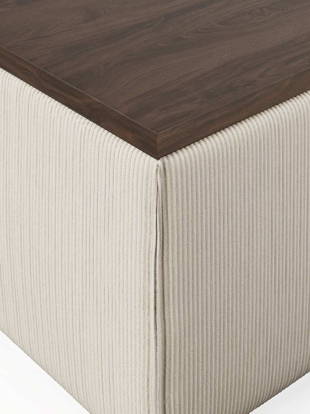 Edenhall Corduroy Ottoman with Storage
