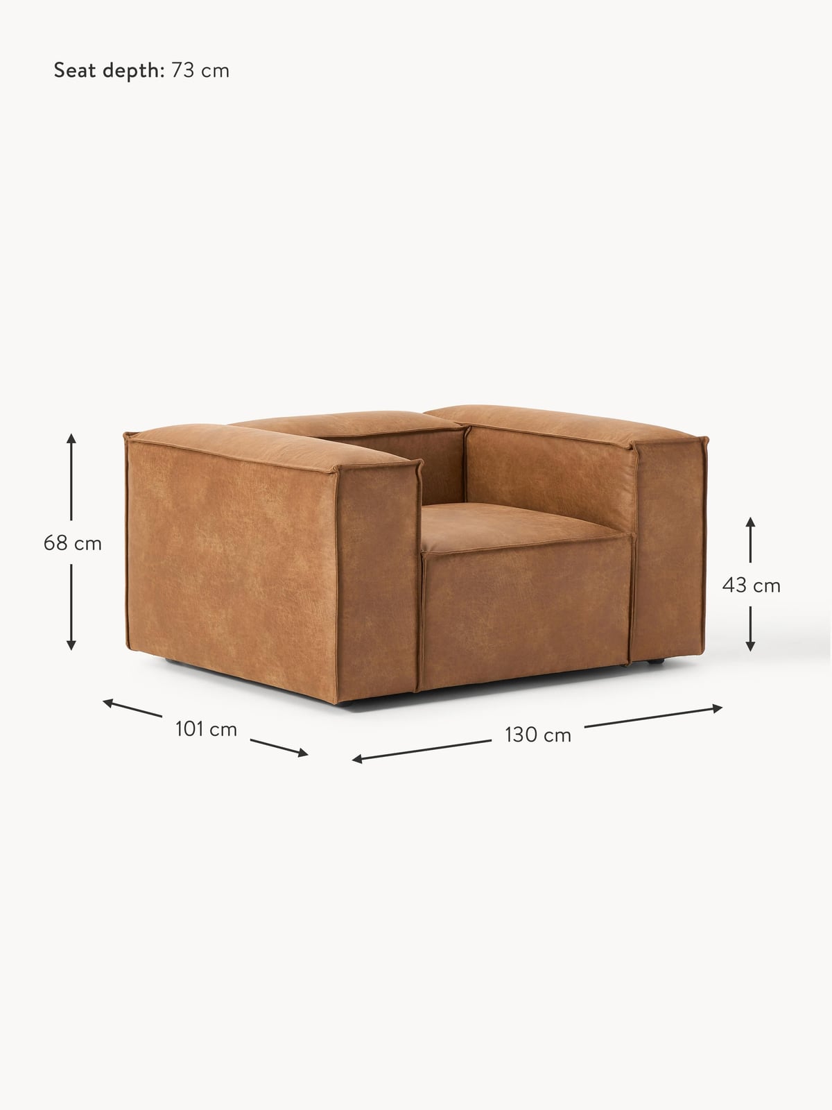 Edenhall Leather Armchair