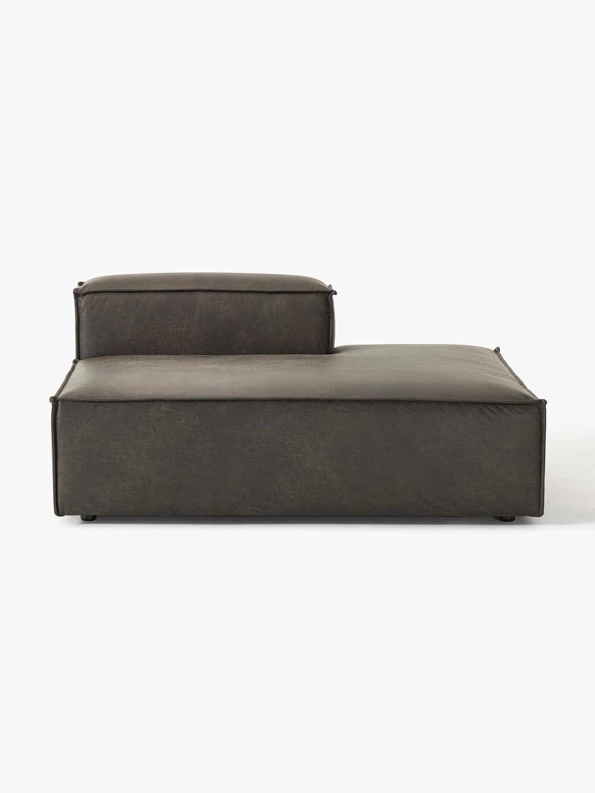 Edenhall Leather Chaise Module