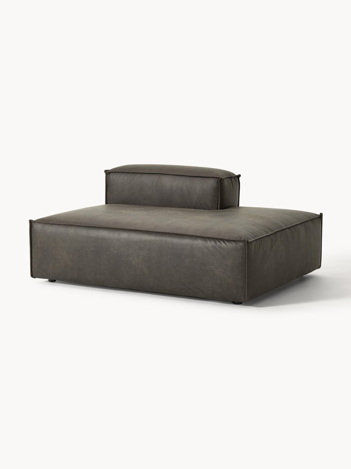 Edenhall Leather Chaise Module