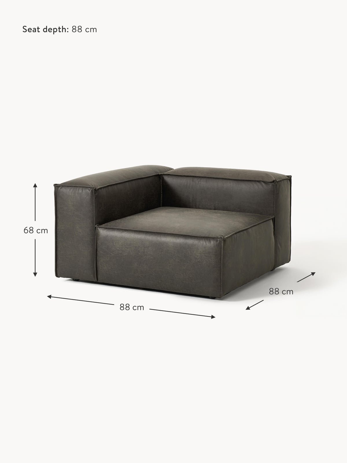 Edenhall Leather Corner Module