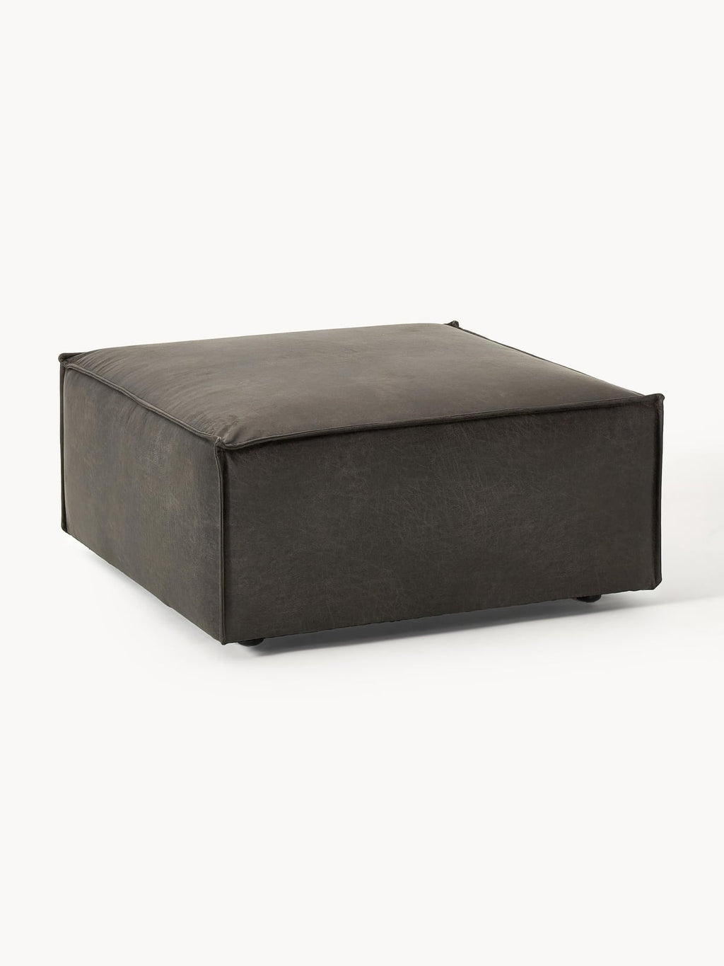 Edenhall Leather Ottoman