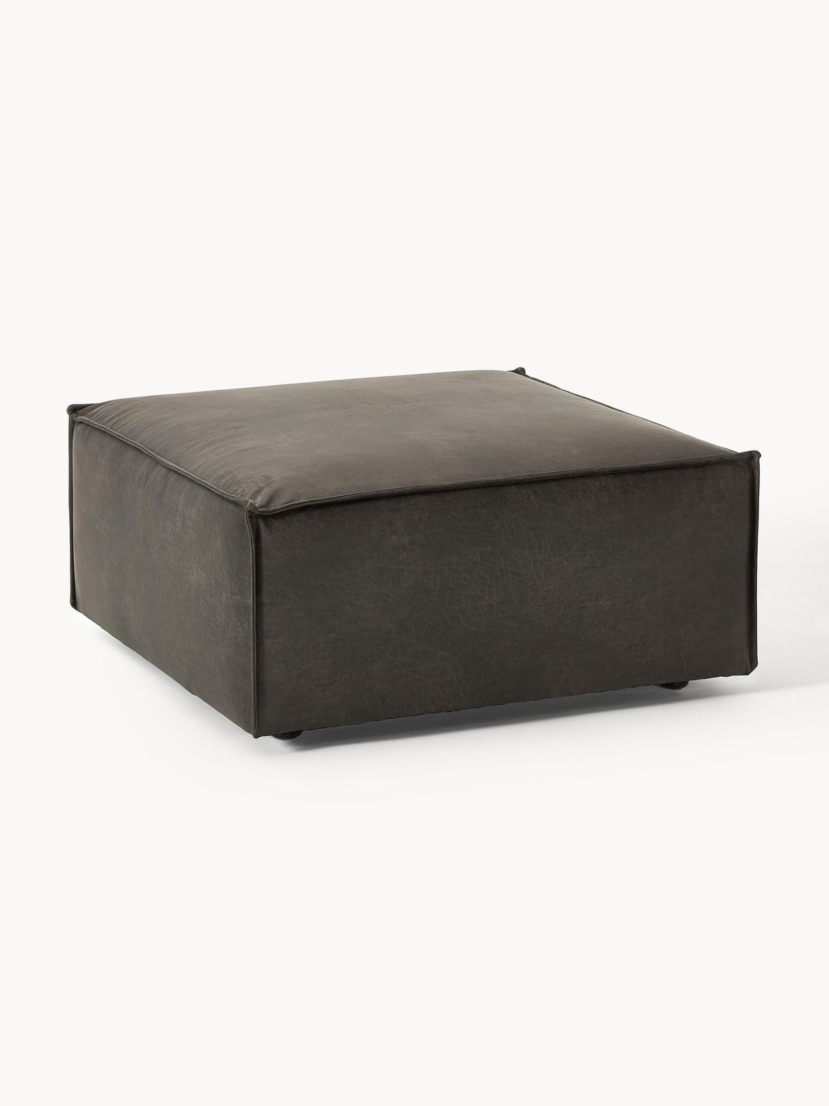 Edenhall Leather Ottoman