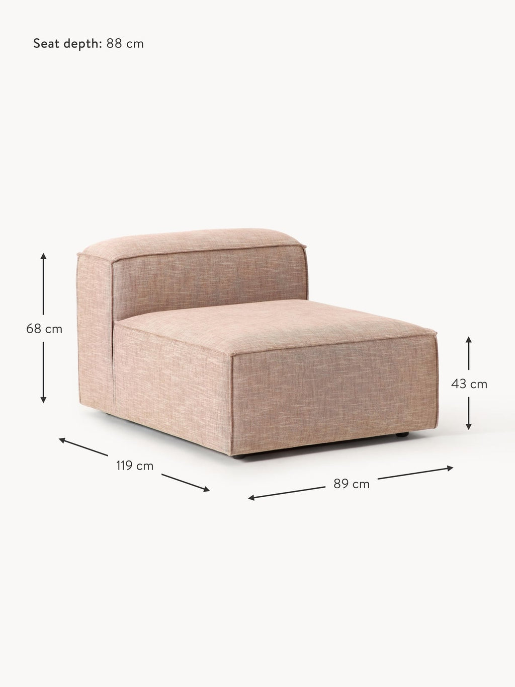 Edenhall Linen Blend Centre Module