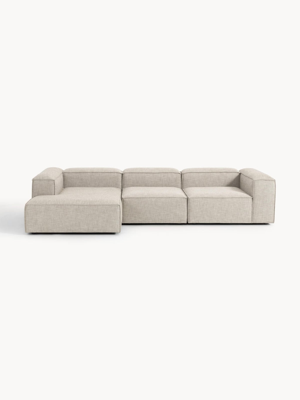 Edenhall Linen Blend Modular Corner Sofa (4-seater)