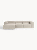 Edenhall Linen Blend Modular Corner Sofa (4-seater)