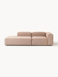 Edenhall Linen Blend Modular Ottoman