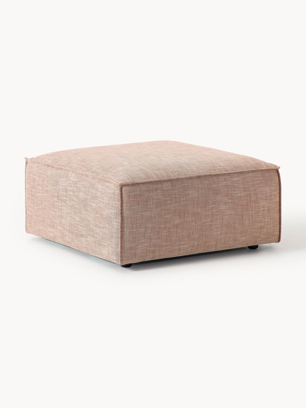 Edenhall Linen Blend Ottoman