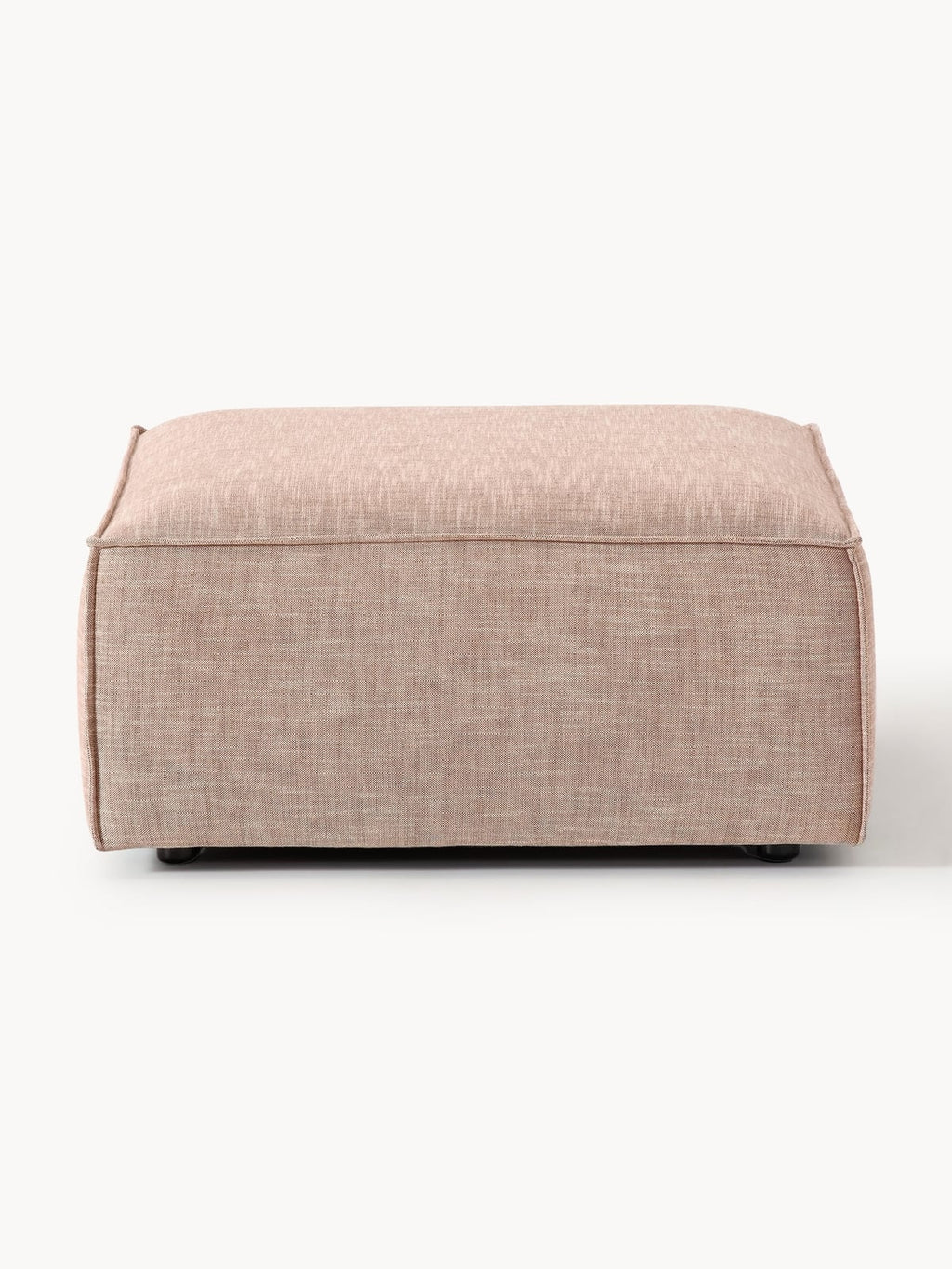 Edenhall Linen Blend Ottoman