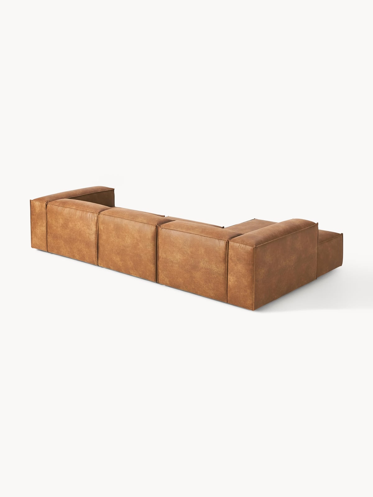 Edenhall Modular Leather Corner Sofa (4-seater)