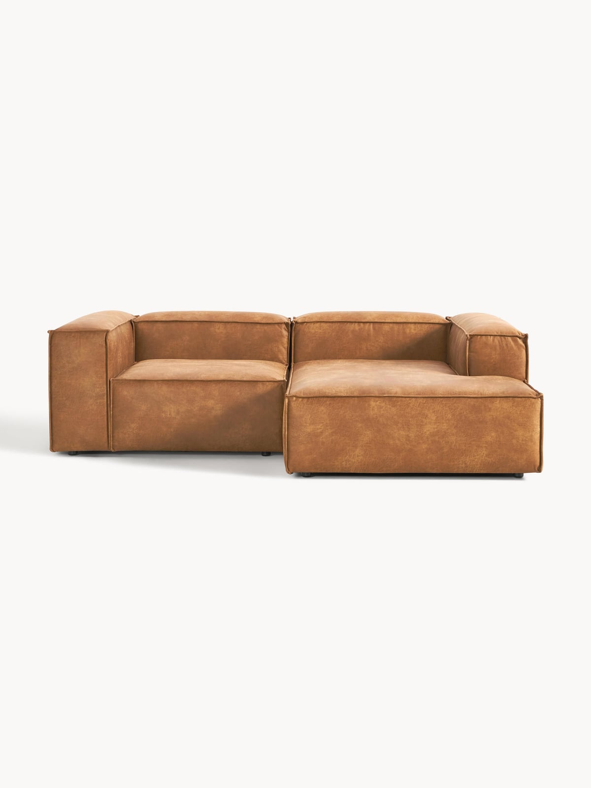 Edenhall Modular Recycled Leather Corner Sofa (2-seater)