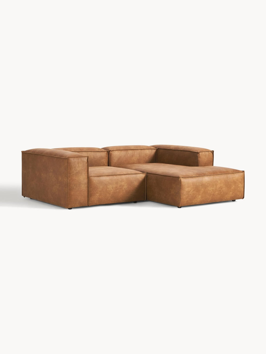 Edenhall Modular Recycled Leather Corner Sofa (2-seater)