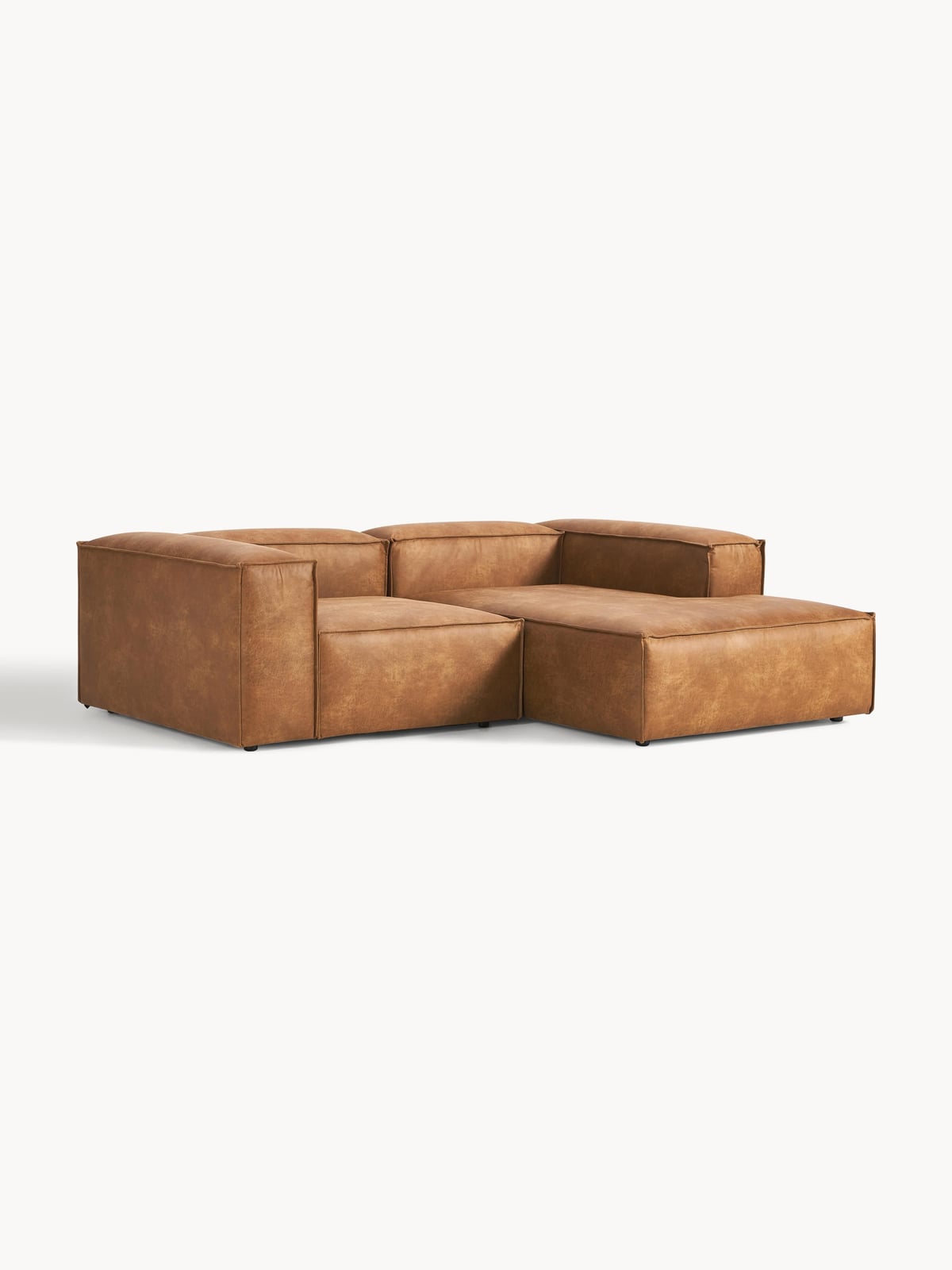 Edenhall Modular Recycled Leather Corner Sofa (2-seater)