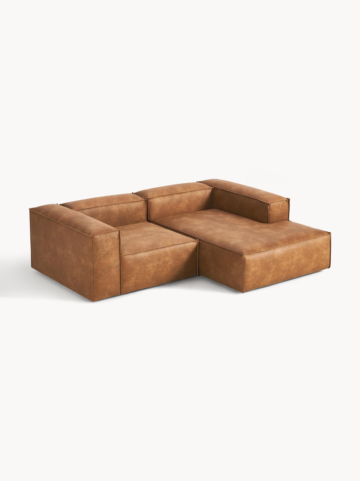 Edenhall Modular Recycled Leather Corner Sofa (2-seater)