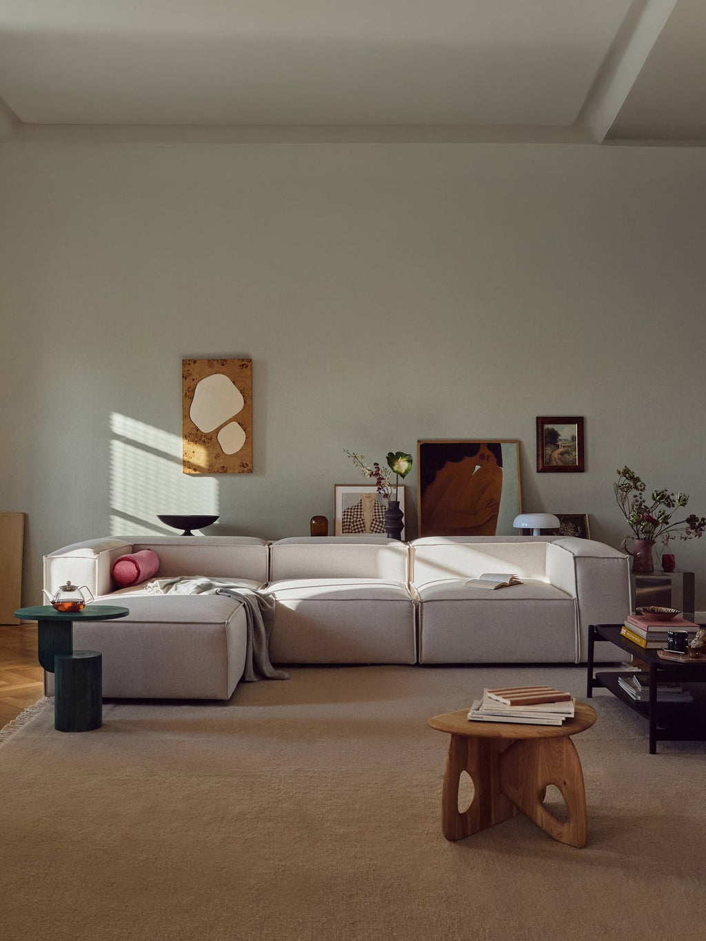 Edenhall Modular Sofa (4-seater) with Ottoman (left/right)