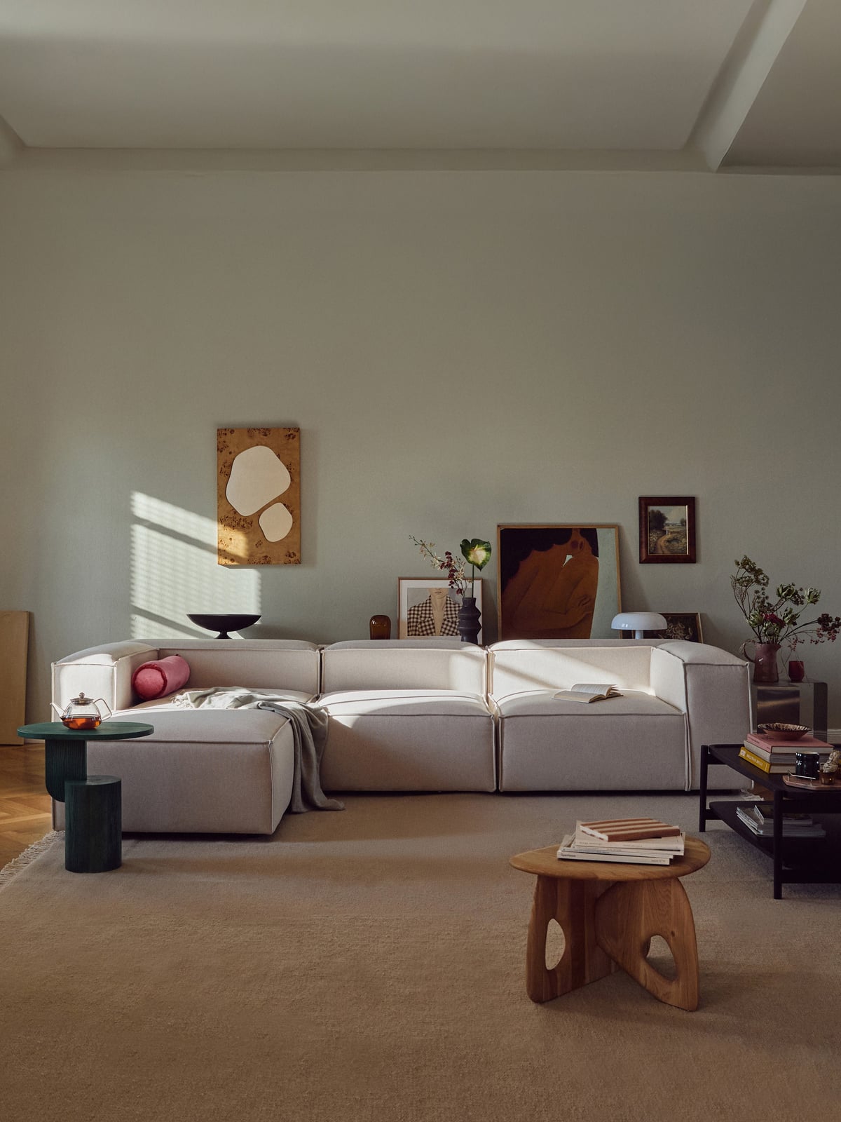 Edenhall Modular Sofa (4-seater) with Ottoman (left/right)