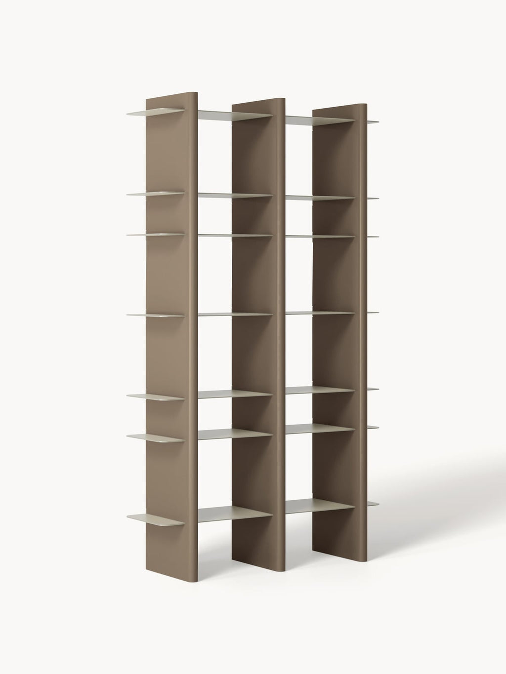 Edenhall Tall Shelving Unit with Metal Elements
