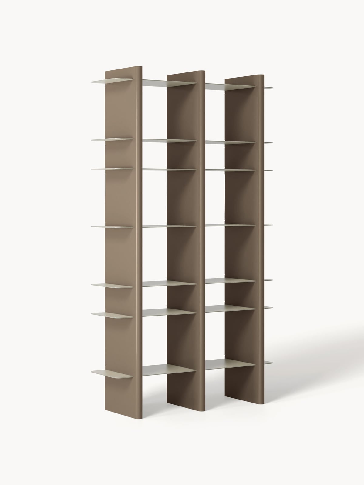 Edenhall Tall Shelving Unit with Metal Elements