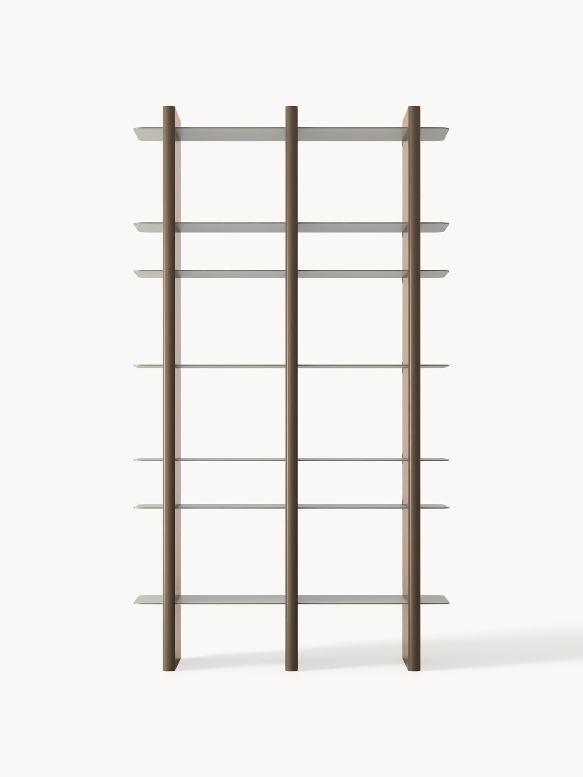 Edenhall Tall Shelving Unit with Metal Elements