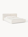 Edenhall Upholstered Bouclé Bed with Storage Space