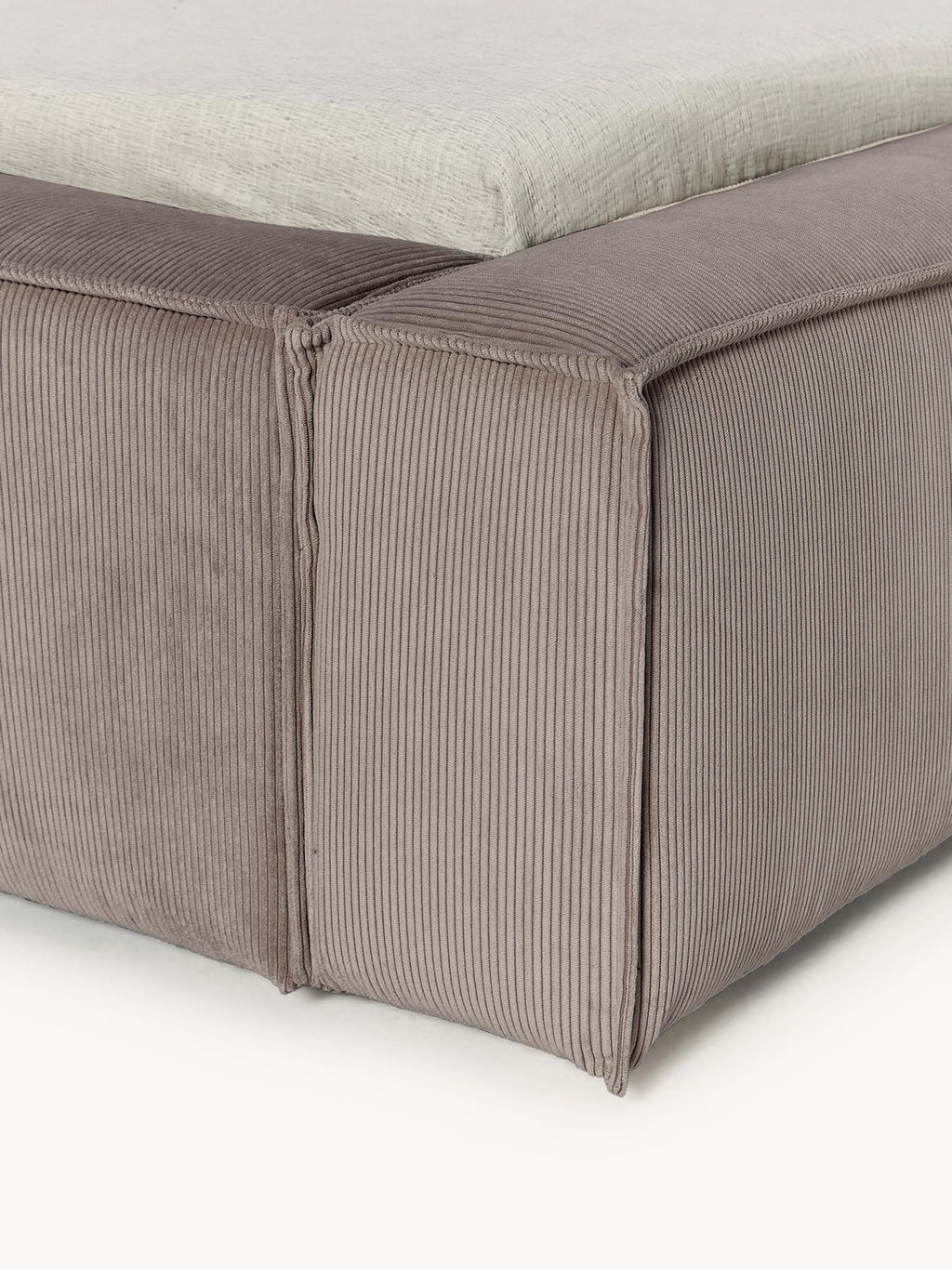 Edenhall Upholstered Corduroy Bed with Storage Space