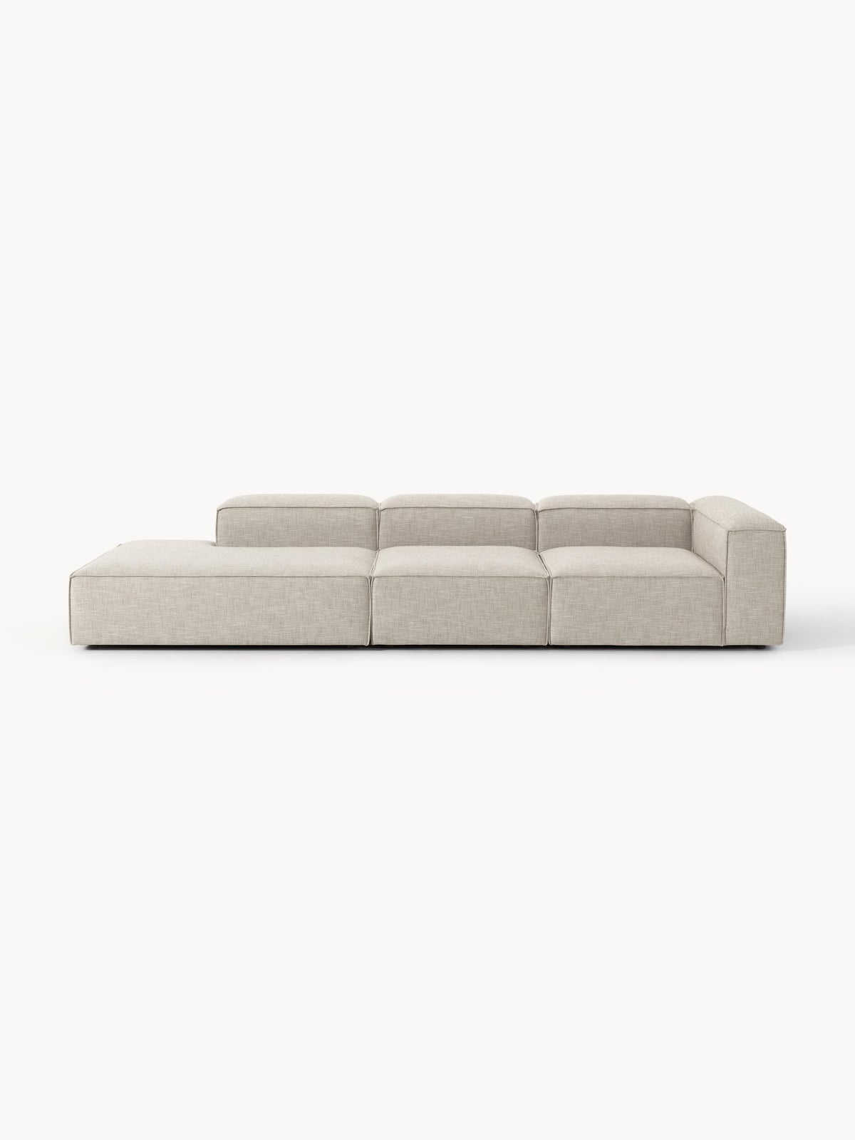 Edenhall XL Linen Blend Modular Ottoman