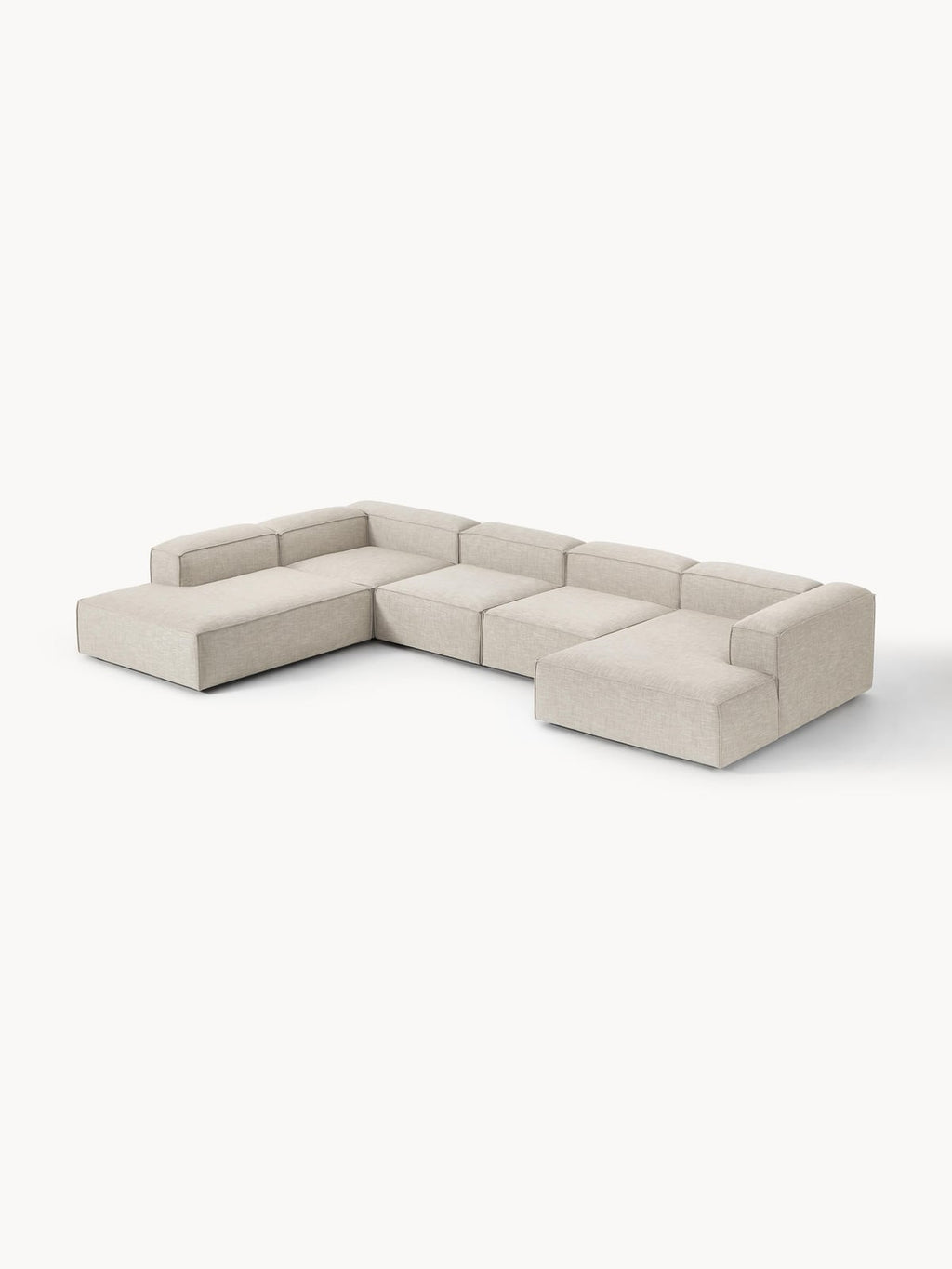 Edenhall XL Linen Blend Modular Sofa