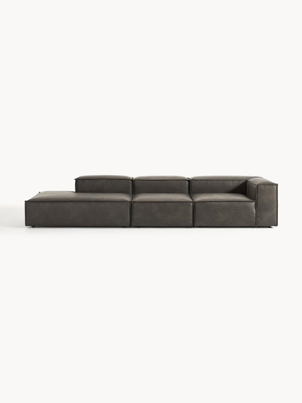 Edenhall XL Modular Leather Ottoman