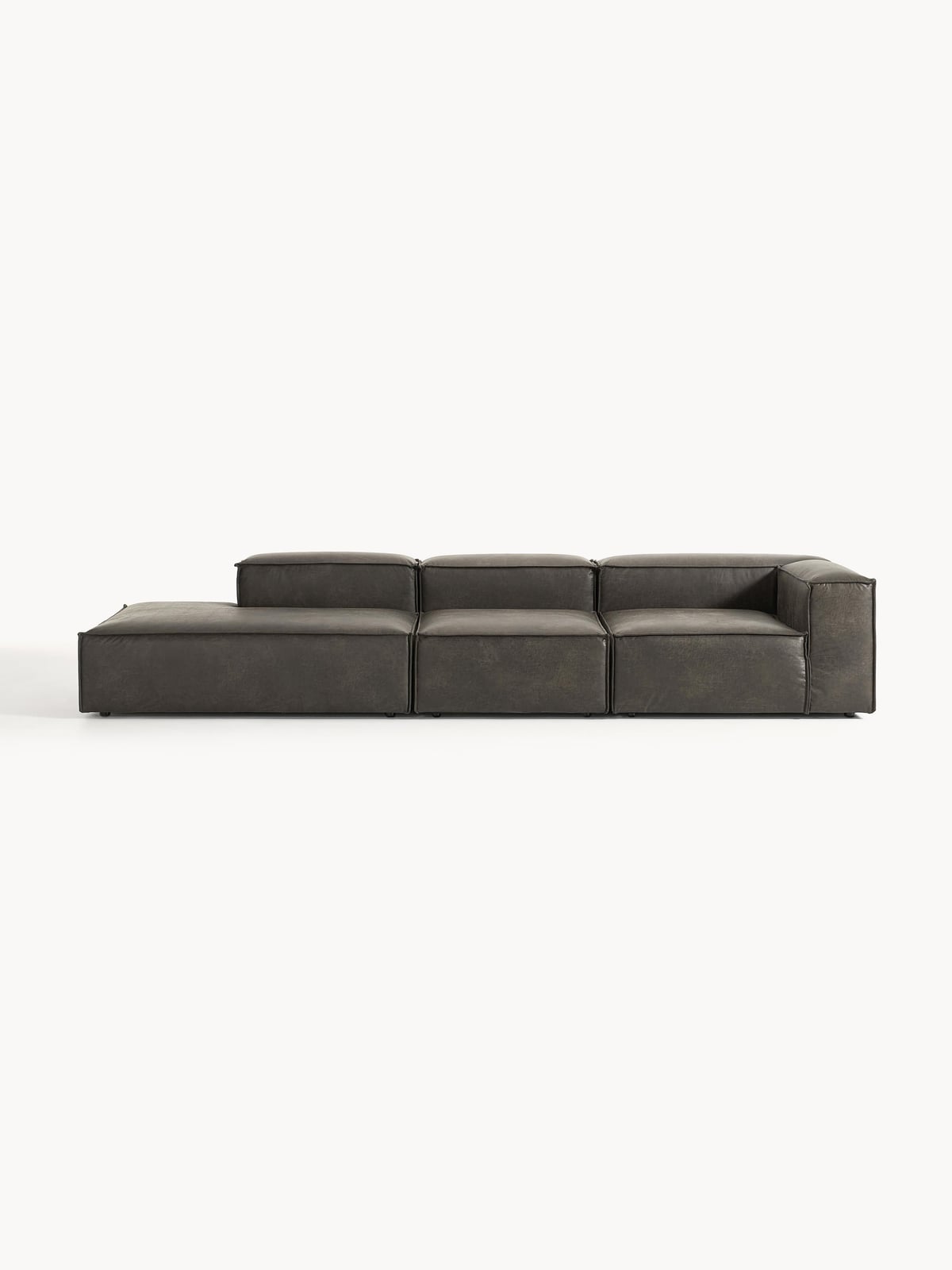 Edenhall XL Modular Leather Ottoman