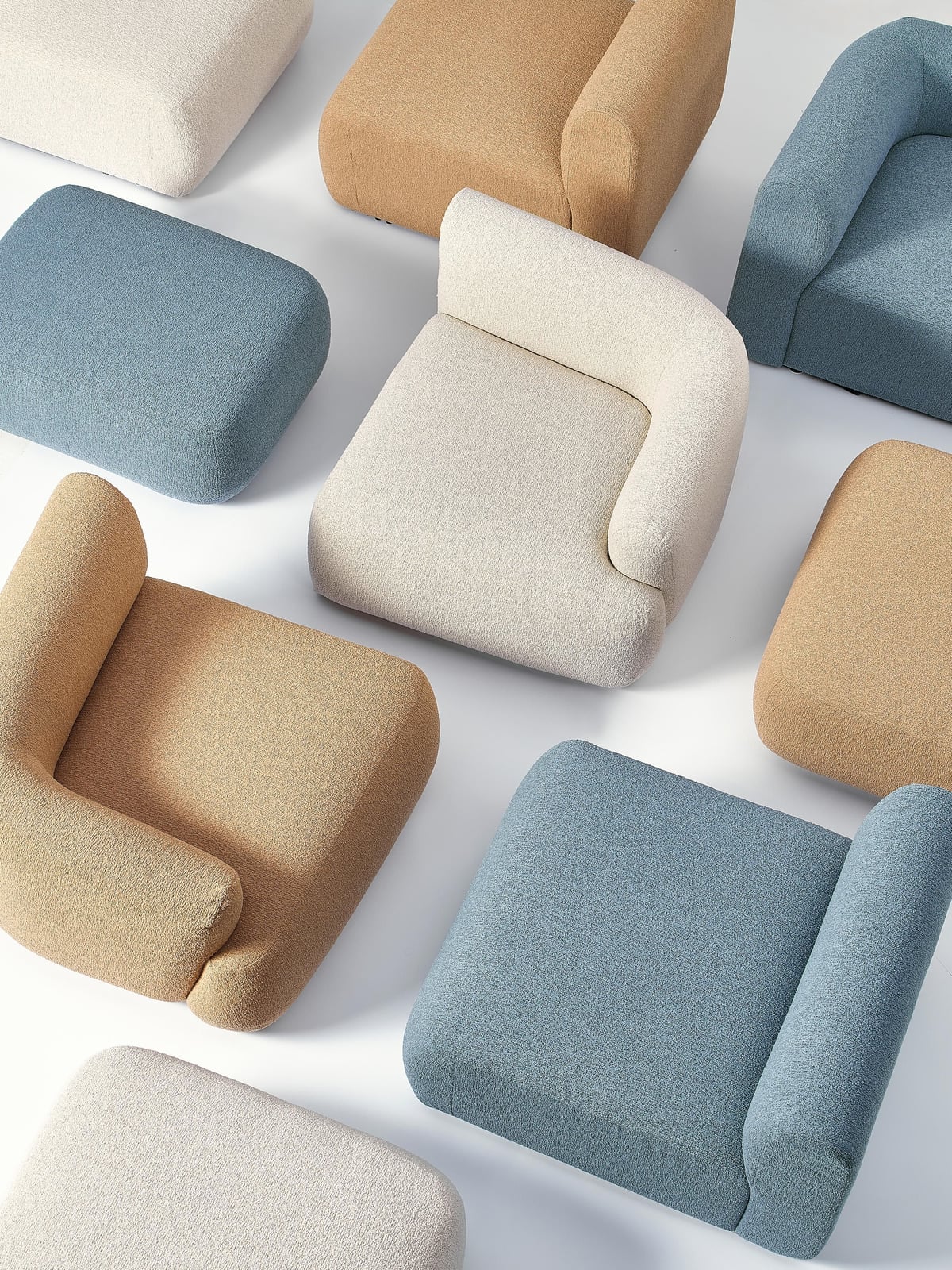 Ellerton Bouclé Modular Sofa (2-seater)