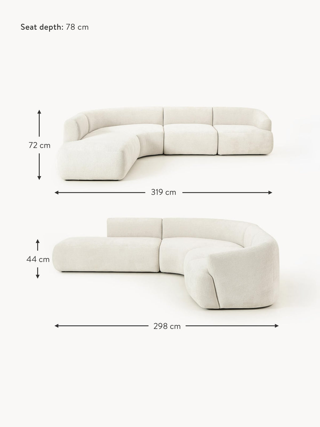 Ellerton Modular Corner Sofa (4-seater)