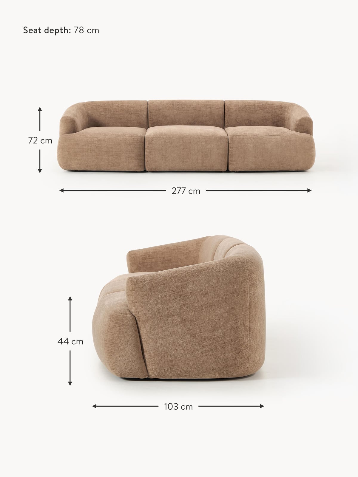 Ellerton Modular Sofa (4-seater)