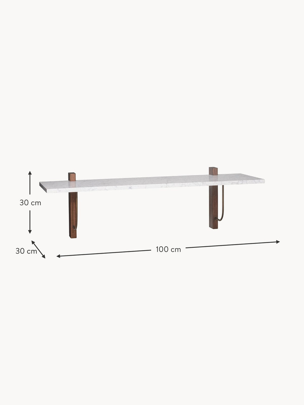 Elsdon Marble Wall-Shelf