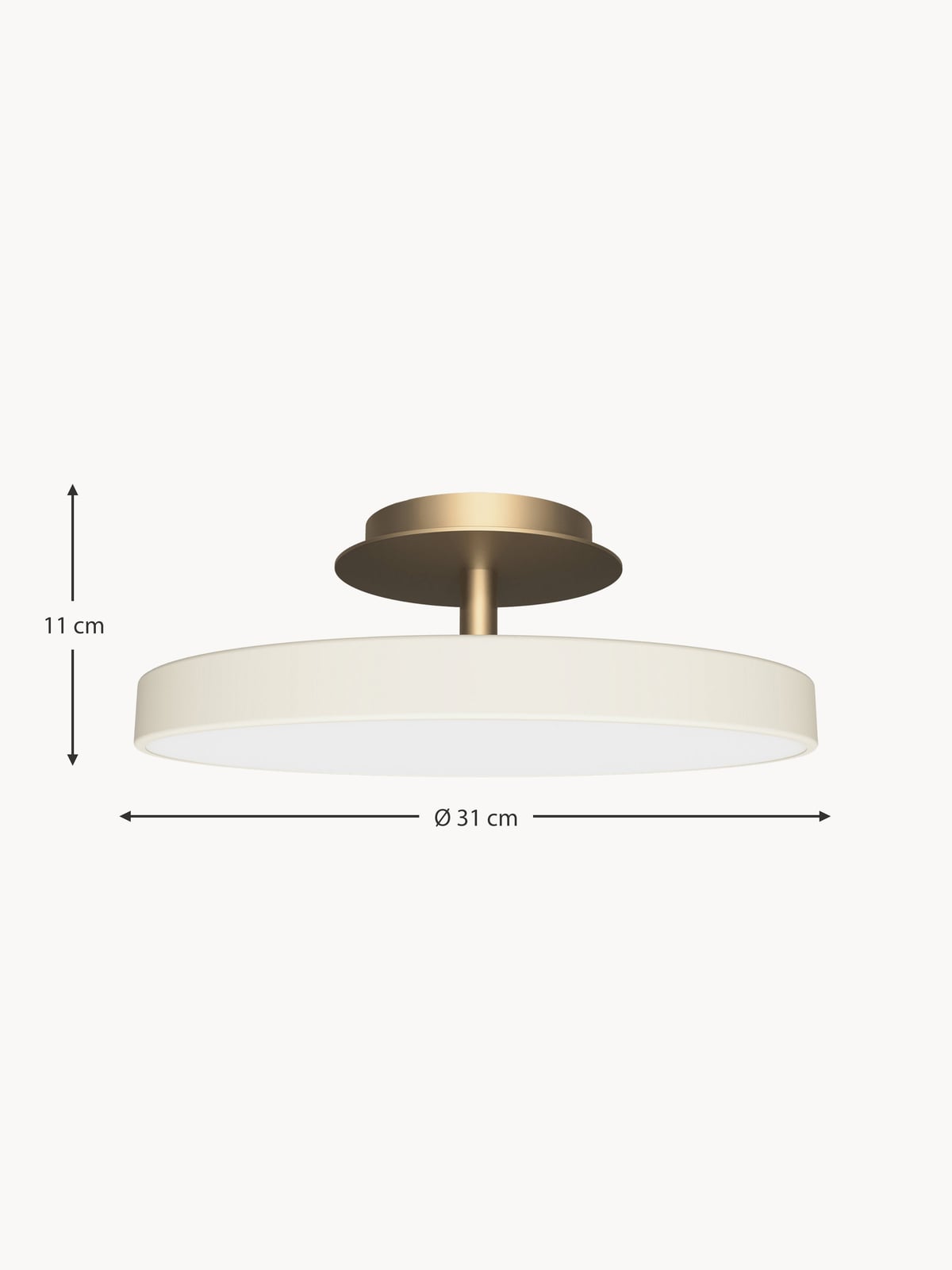 Elvetham Mini Dimmable LED Ceiling Lamp Asteria Up Plus