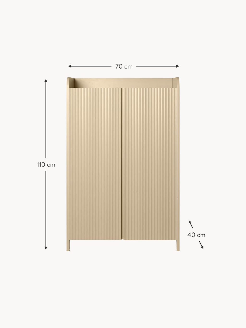 Everly Wooden Highboard