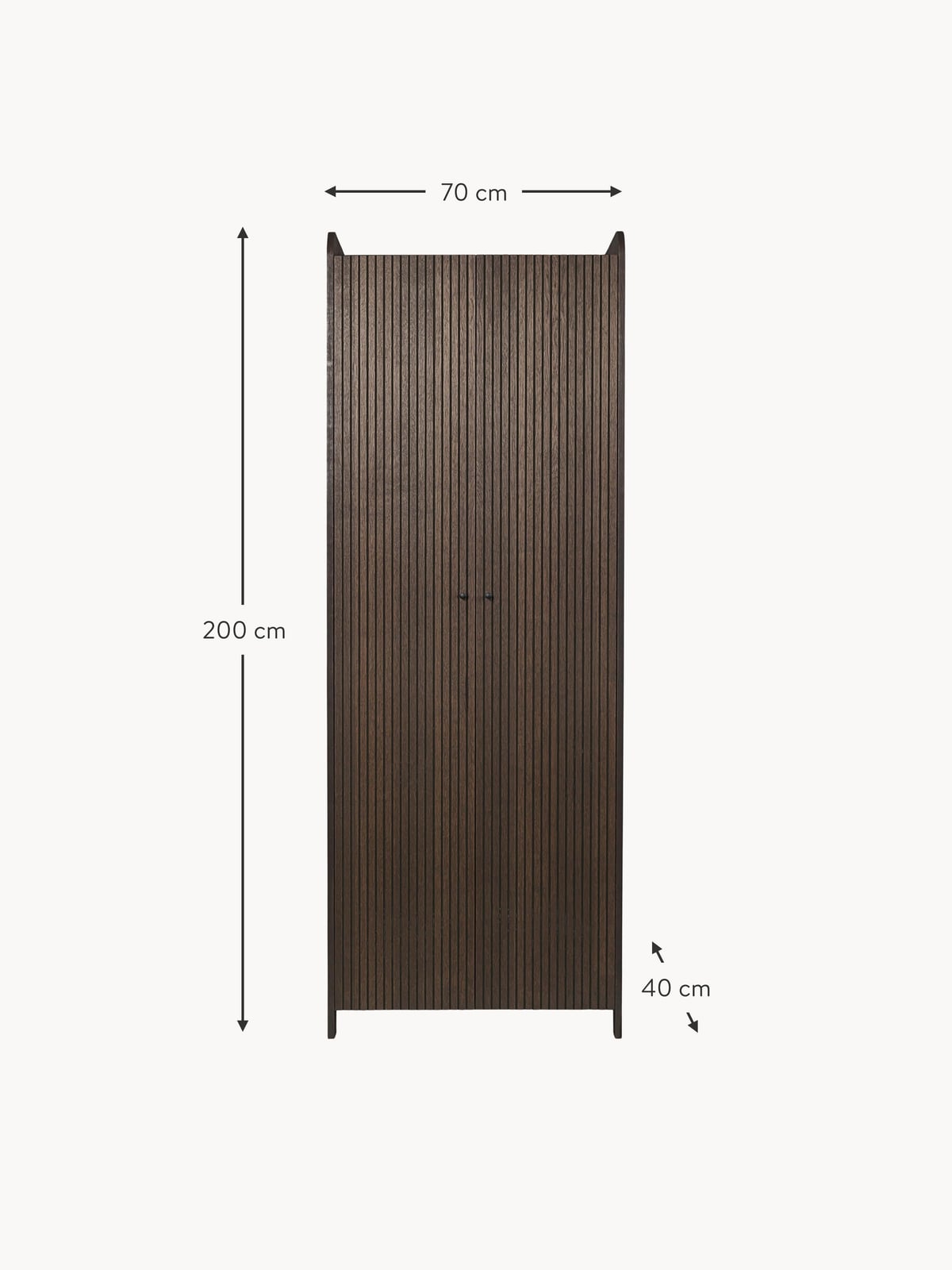 Everly Wooden Wardrobe