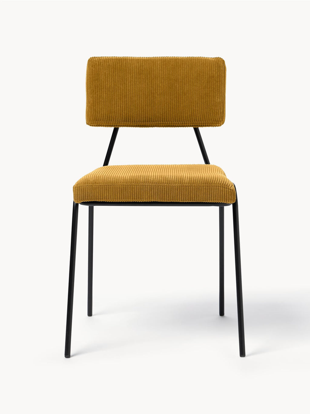 Fairlie Corduroy Upholstered Chairs, Set of 2