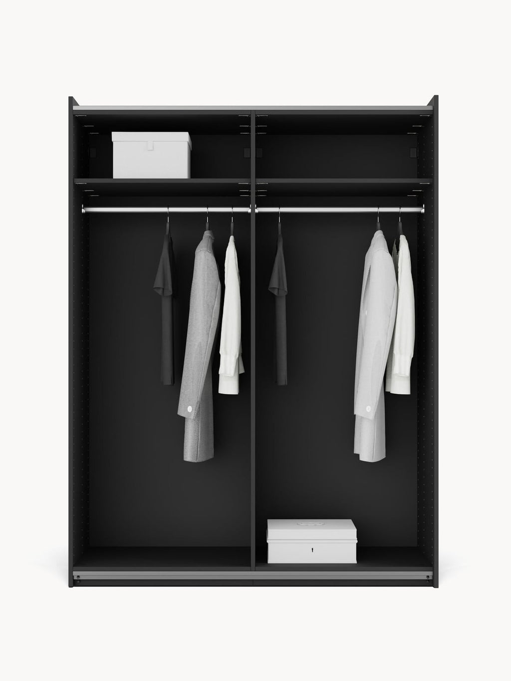 Fairlie Modular Sliding Door Wardrobe, 150 cm Wide, in various sizes