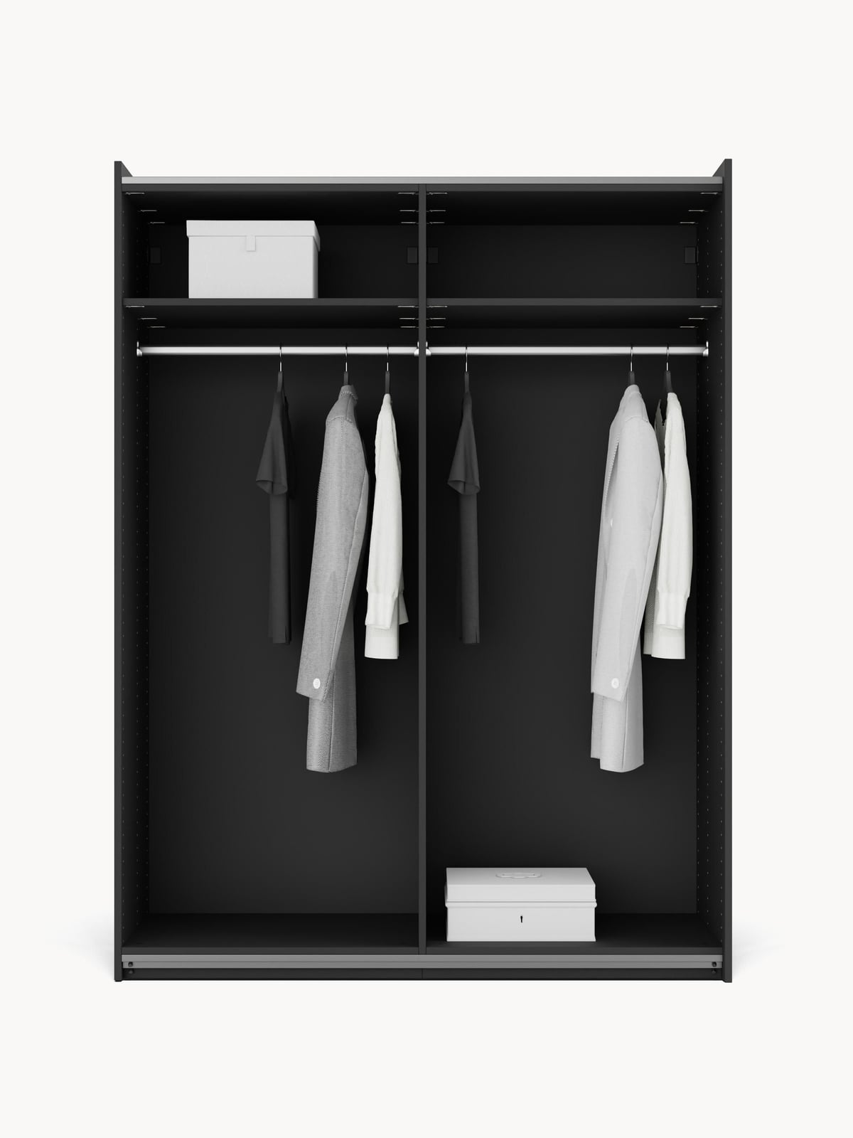 Fairlie Modular Sliding Door Wardrobe, 150 cm Wide, in various sizes