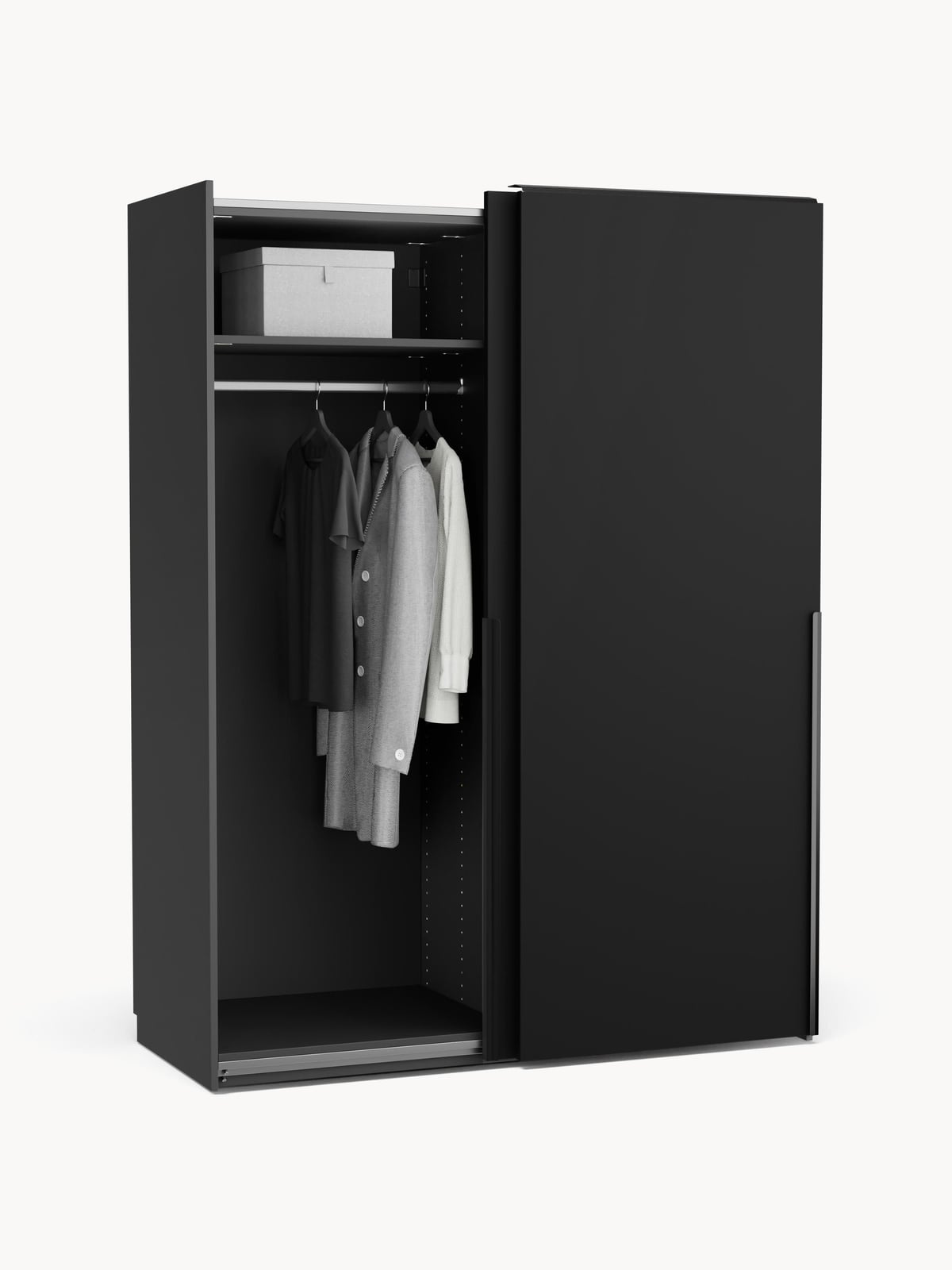 Fairlie Modular Sliding Door Wardrobe, 150 cm Wide, in various sizes