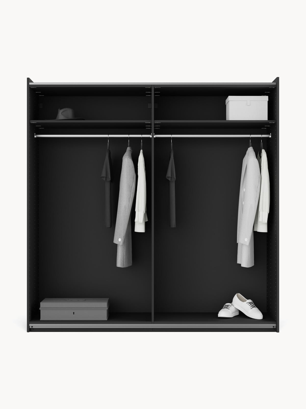 Fairlie Modular Sliding Door Wardrobe, 200 cm Wide, in various sizes