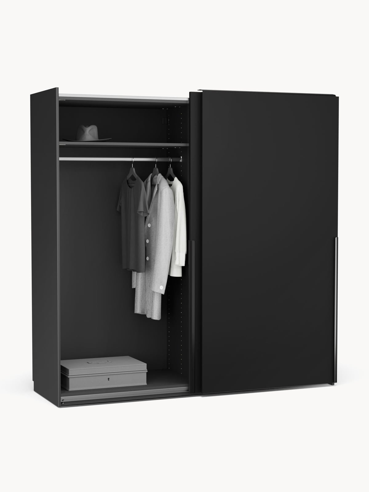 Fairlie Modular Sliding Door Wardrobe, 200 cm Wide, in various sizes