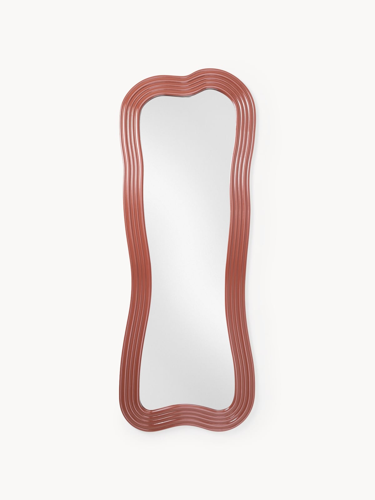 Farndale Full-Length Wall Mirror with Wavy Frame