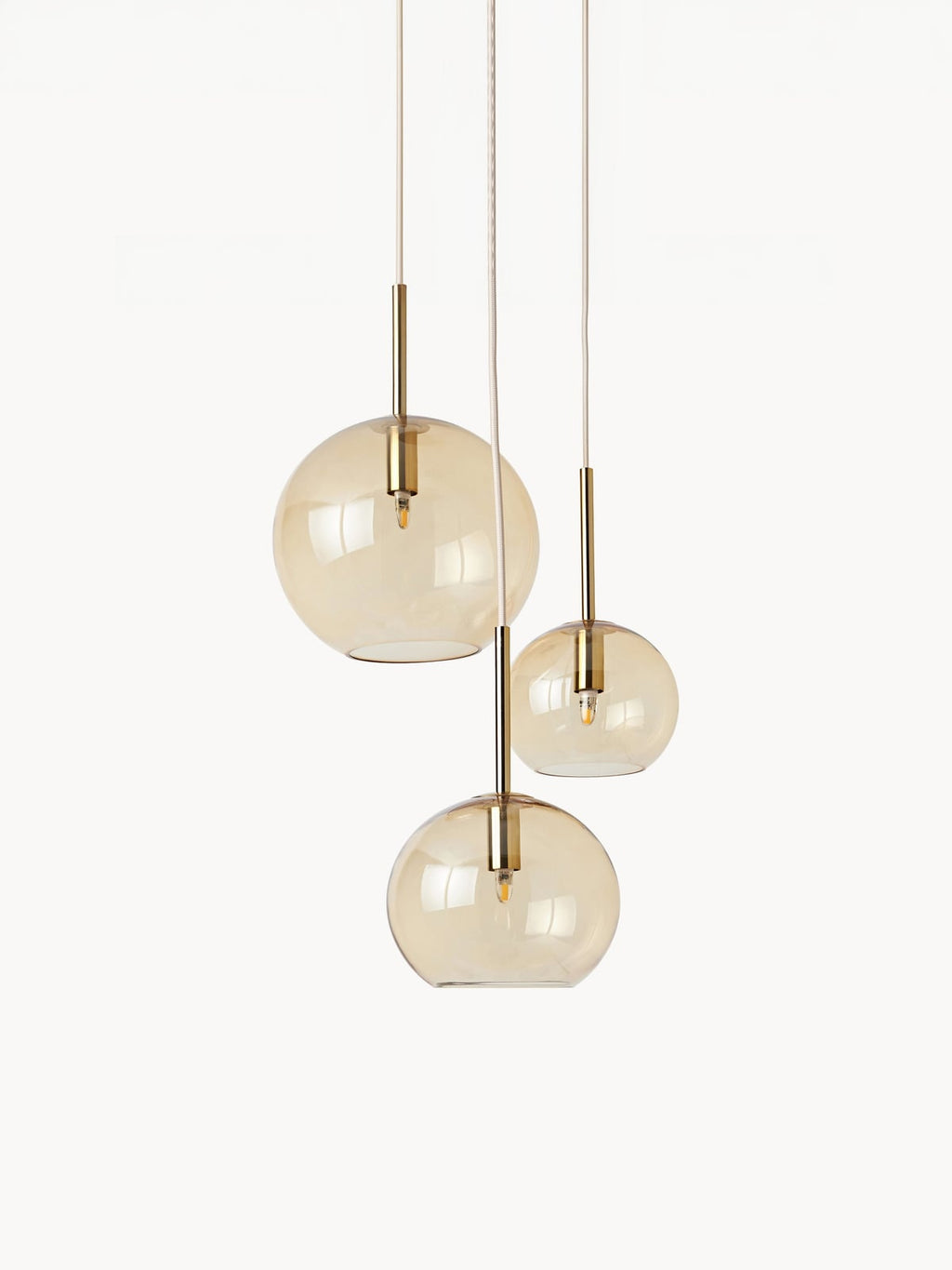 Farndale Glass Ball Cluster Pendant Light