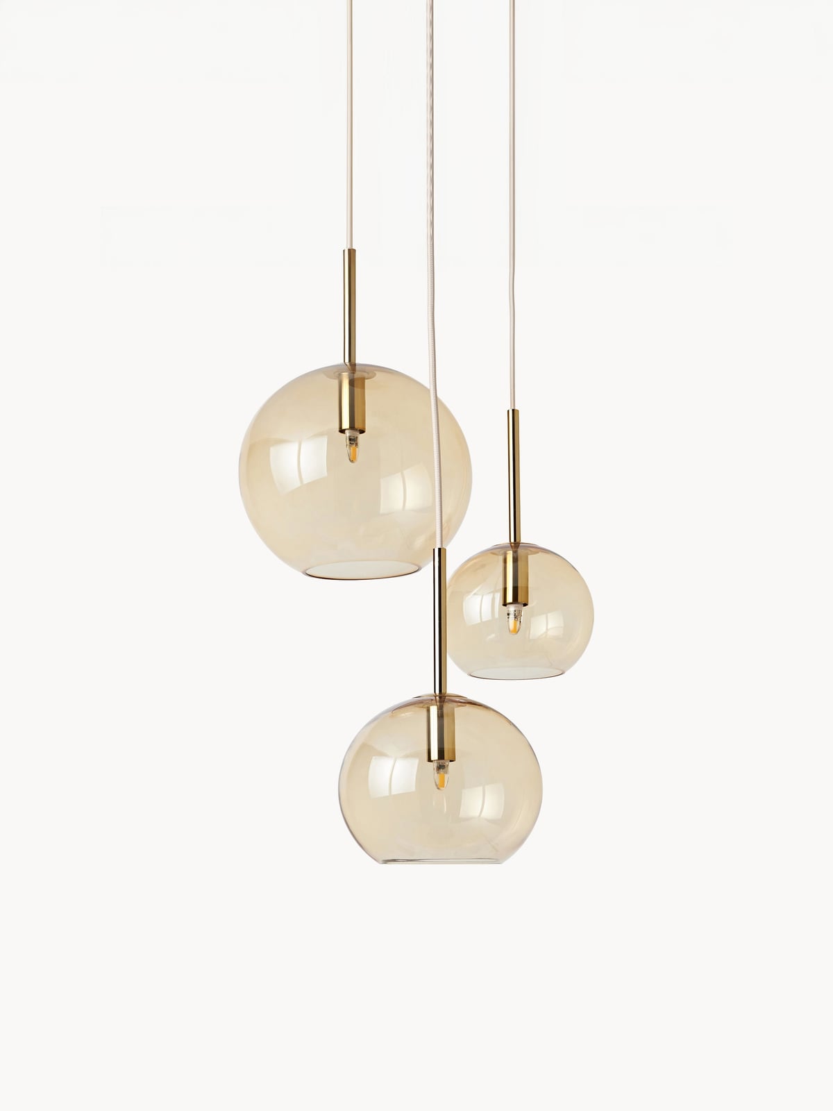 Farndale Glass Ball Cluster Pendant Light