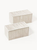 Fenton Handwoven Rope Storage Boxes, Set of 2
