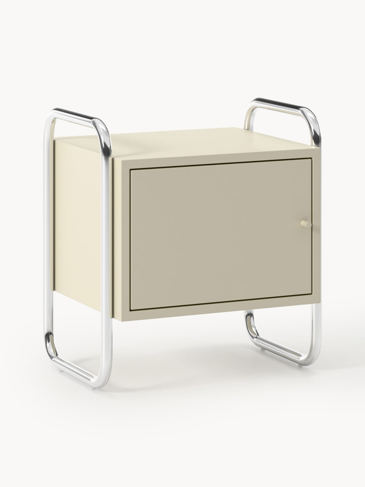 Fenton Metal Bedside Table, left- or right-hinged options