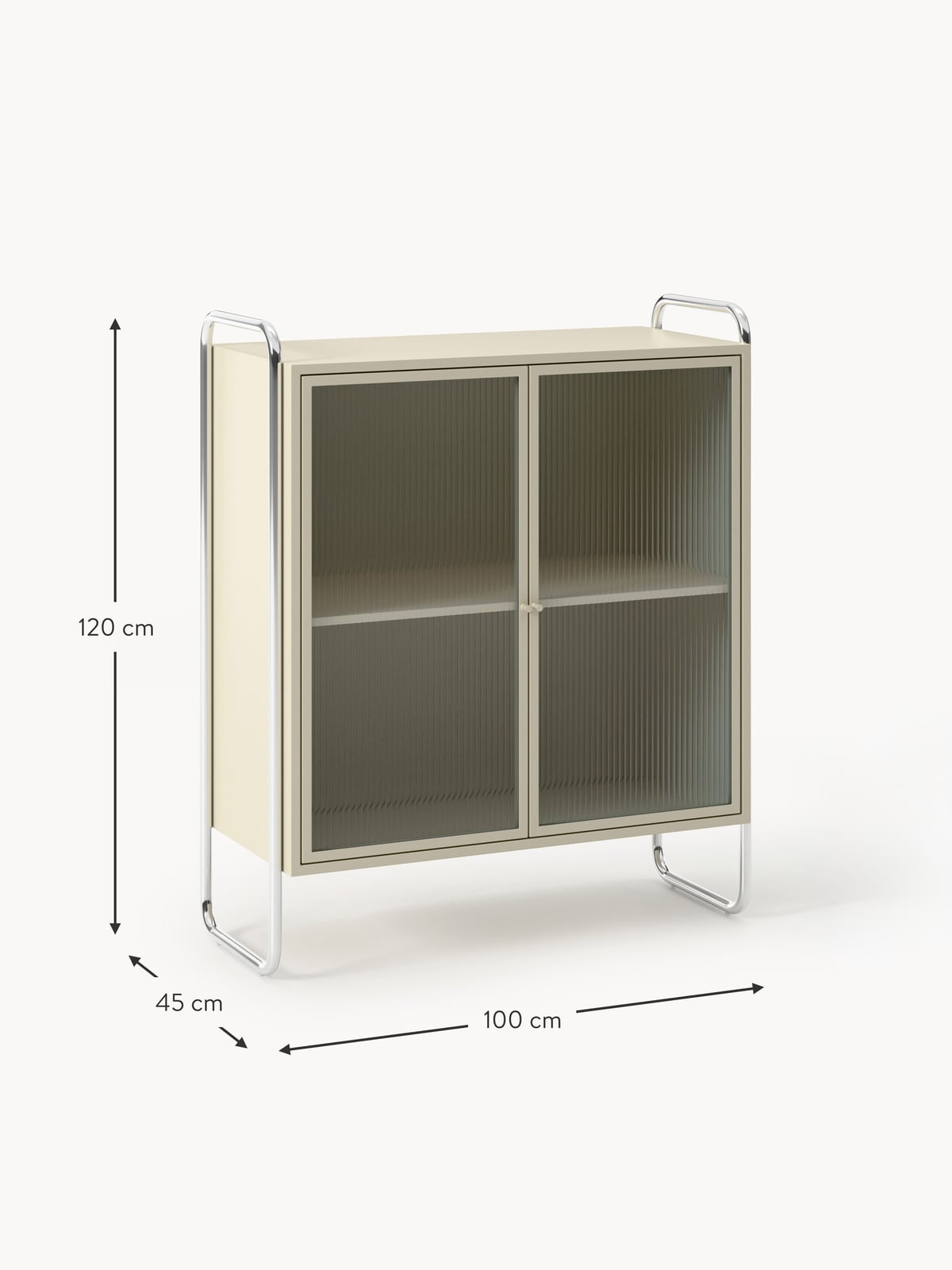 Fenton Metal Display Cabinet